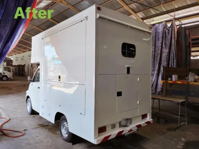 Food truck · panel & respray, after repair