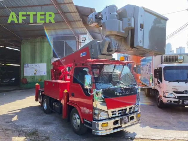 Skylift · body repair, after repair
