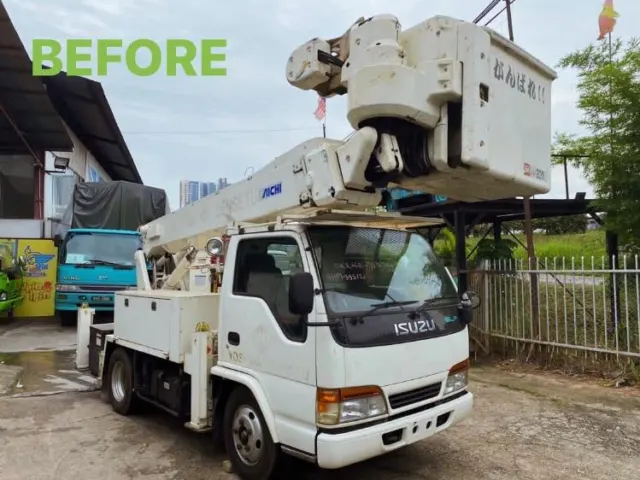 Skylift · body repair, before repair